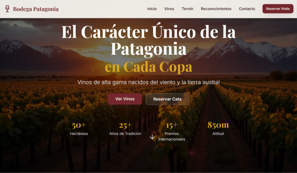 Bodega Patagonia | Web Institucional